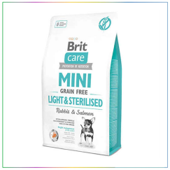 Brit Care Mini Light Sterillised Tavşanlı Tahılsız Köpek Maması 2 Kg