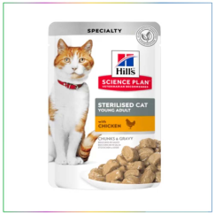 Hill's Pouch Tavuklu Kısırlaştırılmış Kedi Konservesi 85gr