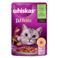 Whiskas Tasty Mix Kuzulu Havuçlu Kedi Maması 85 Gr