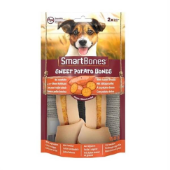 SmartBones Tavuk ve Tatlı Patatesli Medium Düğüm Kemik Köpek Ödülü 2'Li 158 Gr