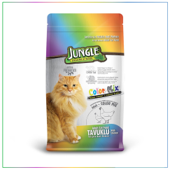 Jungle Colormix Tavuklu Renkli Kedi Maması 15 Kg