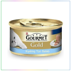 Gourmet Gold Kıyılmış Ton Balıklı Konserve Yaş Kedi Maması 85 Gr.