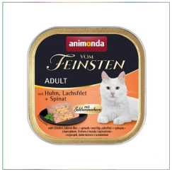 Animonda Vom Feinsten Tavuk Somon Ispanaklı Kedi Konservesi 100gr