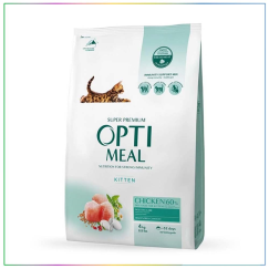 Optimeal Kitten Tavuklu Yavru Kedi Maması 4 Kg