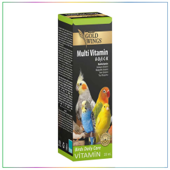 Gold Wings Multi Vitamin Kuşlar İçin Tüy Oluşum Desteği 20 ml