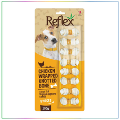 Reflex Tavuk Düğümlü Köpek Ödül Kemiği 40 Gr