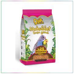 Quik Muhabbet Kuşu Yemi 400+100 gr