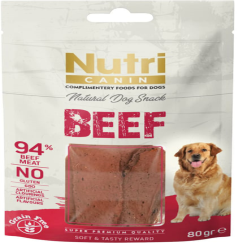 Nutri Canin Beef Tahılsız Biftekli Köpek Ödülü 80 Gr