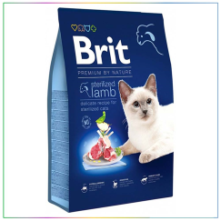 Brit Premium By Nature Sterilised Kuzu Etli Kısırlaştırılmış Yetişkin Kedi Maması 8 Kg