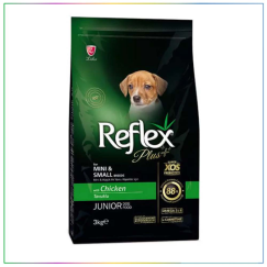 Reflex Plus Mini ve Küçük Irk Tavuklu Yavru Köpek Maması 3 Kg