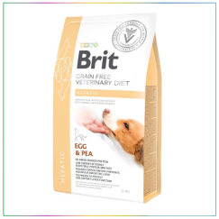 Brit Veterinary Diet Hepatic Karaciğer Yetmezliği olan Köpekler için Tahılsız Köpek Maması 2 Kg