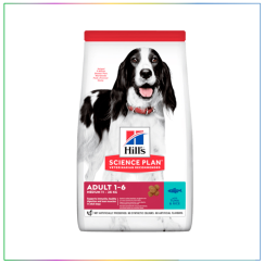 Hill's Science Plan Medium Adult Ton Balıklı ve Pirinçli Köpek Maması 12kg