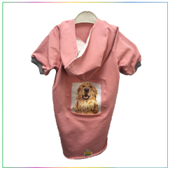 Pet Family Baskılı Sweatshirt Kedi ve Köpek Elbisesi XL