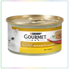 Gourmet Gold Savoury Cake Parça Etli Tavuklu Yetişkin Kedi Konservesi 85 Gr.