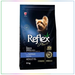 Reflex Plus Mini ve Küçük Irk Somonlu Yetişkin Köpek Maması 8 Kg