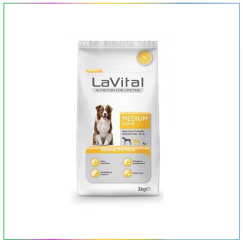 Lavital Medium Salmon Somonlu Orta Irk Yetişkin Köpek Maması 3 Kg