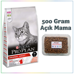 Pro Plan Somonlu Yetişkin Açık Kedi Maması 500 Gr.