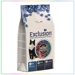 Exclusion Monoprotein Sığır Etli ve Narlı Düşük Tahıllı Kısırlaştırılmış Kedi Maması 12kg