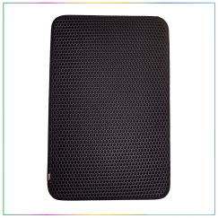 Cattie Altıgen Model Kum Toplayıcı Fonksiyonel Kedi Paspası Siyah 37x50cm