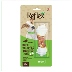 Reflex Ördek Etli Düğümlü Köpek Ödül Kemiği 40 Gr