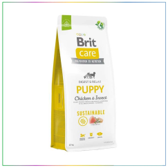 Brit Care Puppy Digest & Relax Tavuklu Larva Proteinli Yavru Köpek Maması 12 Kg