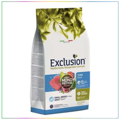 Exclusion Monoprotein Ton Balıklı ve Narlı Düşük Tahıllı Küçük Irk Yetişkin Köpek Maması 2 Kg