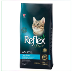 Reflex Plus Sterilised Somonlu Kısırlaştırılmış Kedi Maması 8 Kg