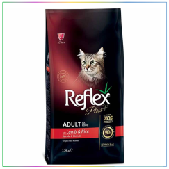Reflex Plus Kuzu ve Pirinçli Etli Yetişkin Kedi Maması 1,5 kg