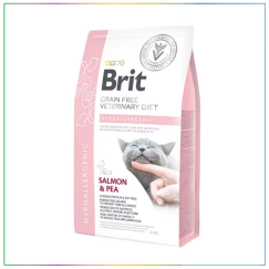 Brit Veterinary Diet Hypo-Allergenic Cilt Sağlığı Destekleyici Tahılsız Kedi Maması 2 Kg