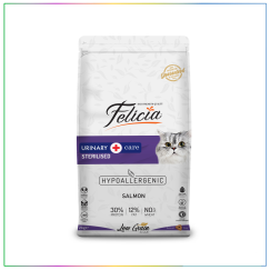 Felicia Az Tahıllı 2 Kg Somonlu HypoAllergenic Kısırlaştırılmış Kedi Maması