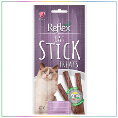 Reflex Kümes Hayvanlı ve Kızılcıklı Tahılsız Kedi Ödül Çubuğu 15 Gr (3'lü)