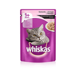 Whiskas Pouch Somon Balıklı Yaş Kedi Maması 85gr