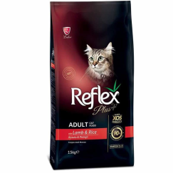 Reflex Plus Kuzu Etli ve Pirinçli Yetişkin Kedi Maması 15kg