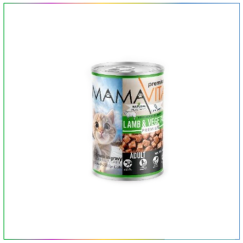 Mamavita Kuzu Etli Yetişkin Kedi Konserve Yaş Maması 400gram