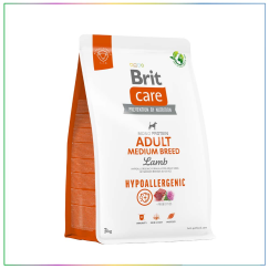 Brit Care Hypo-Allergenic Kuzulu Orta Irk Yetişkin Köpek Maması 3 Kg