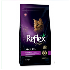 Reflex Plus Tavuklu Renkli Taneli Yetişkin Kedi Maması 1,5 kg