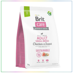 Brit Care Digest & Relax Tavuklu Larva Proteinli Küçük Irk Yetişkin Köpek Maması 3 Kg