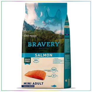 Bravery Mini Irk Somonlu Köpek Maması 2 Kg