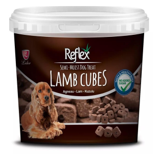 Reflex Yarı Yumuşak Kuzulu Küp Köpek Ödül Maması 500 Gr