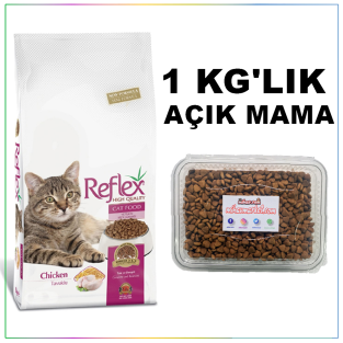Reflex Adult Tavuklu Yetişkin Açık Kedi Maması 1 Kg