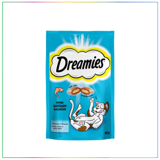 Dreamies Somon Balıklı Kedi Ödül Maması 60 gram