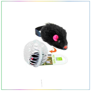 Nunbell Kedi Oyuncağı Küçük Fareli Kafes