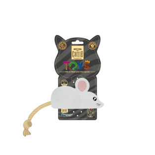CATTİE MATATABİ İÇERİKLİ KEDİ OYUNCAĞI PELUŞ FARE 11CM