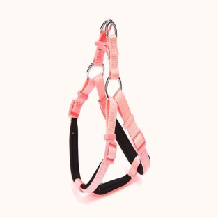 Doggie Comfort Dokuma Ronin Köpek Göğüs Tasması Small Pembe 1,5x40-45 Cm