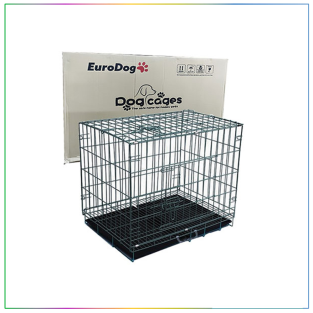 Eurodog Izgaralı Yetişkin Yavru Köpek Metal Kafes 92x61.5x68.5cm