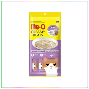 Me-O Creamy Deniz Tarağı&Ton Balığı Kedi Ödülü 4*15 Gr