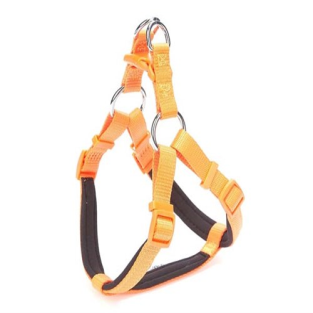 Doggie Comfort Dokuma Ronin Köpek Göğüs Tasması Xsmall Turuncu 1,5x35-45 Cm