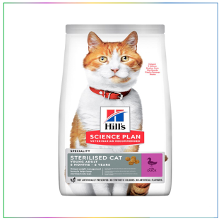 Hill's Sterilised Ördekli Kısırlaştırılmış Kedi Maması 3 Kg