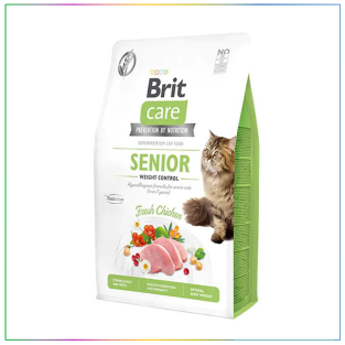 Brit Care Senior Weight Control Tahılsız Tavuklu 7+ Yaşlı Kedi Maması 2 Kg