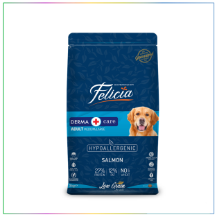 Felicia Az Tahıllı 3 Kg Yetişkin Somonlu M/Large Breed HypoAllergenic Köpek Maması